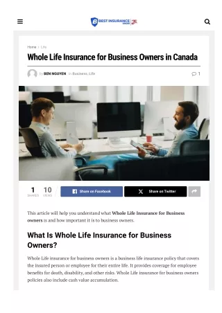 Exploring Whole Life Insurance for Entrepreneurs