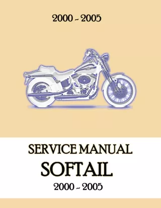 2002 HARLEY DAVIDSON SOFTAIL Service Repair Manual