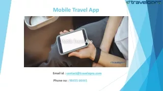 Mobile Travel App