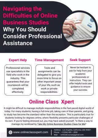 Navigating the Difficulties of Online Business Studies Why You Should Consider Professional Assistance