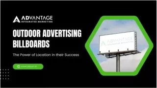 Outdoor Advertising Billboards: The Importance of Location