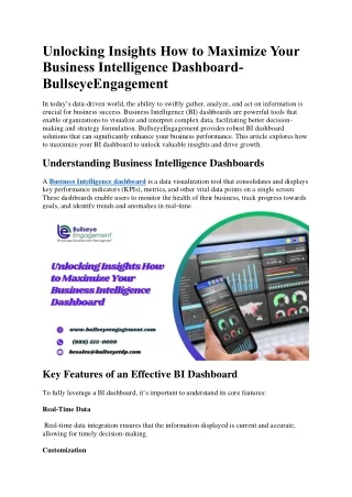 Unlocking Insights How to Maximize Your Business Intelligence Dashboard-1