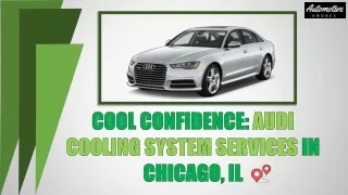 Cool Confidence Audi Cooling System Services in Chicago, IL