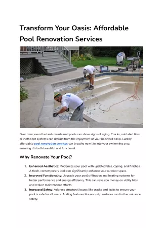 Transform Your Oasis_ Affordable Pool Renovation Services