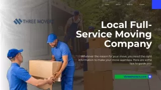 Local Full-Service Moving Company