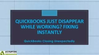 Easiest methods to tackle QuickBooks Closing Unexpectedly issue