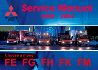 2002 Mitsubishi Fuso Truck FE640 Service Repair Manual