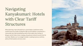 Navigating-Kanyakumari-Hotels-with-Clear-Tariff-Structures