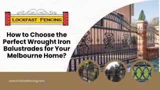 Wrought Iron Balustrades