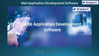 Web Application Development Software