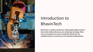 BhavinTech welding machine