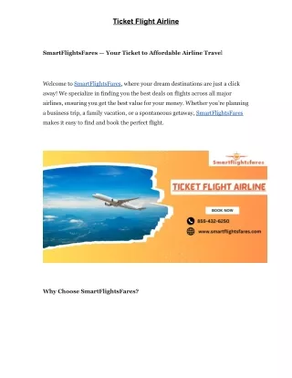 Ticket Flight Airline