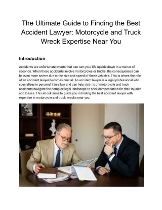 Accident injury lawyer