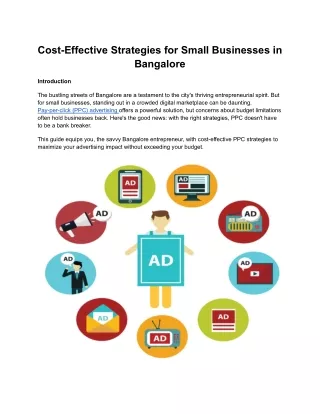 Cost-Effective Strategies for Small Businesses in Bangalore