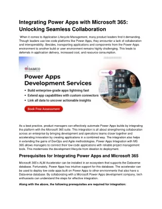 Redefining Development Lifecycle With Power Apps Microsoft 365 Integration