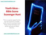 Youth Ideas - Bible Scene Scavenger Hunt