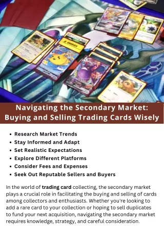 Navigating the Secondary Market Buying and Selling Trading Cards Wisely