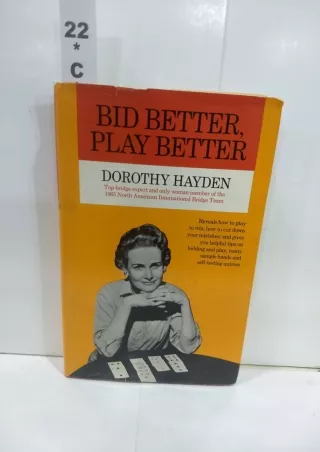 read❤ Bid Better, Play Better