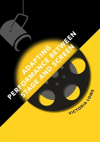 ⚡pdf✔ Adapting Performance Between Stage and Screen
