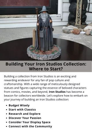Building Your Iron Studios Collection Where to Start
