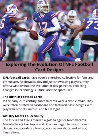 Exploring The Evolution Of NFL Football Card Designs