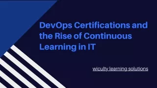 DevOps Certifications and the Rise of Continuous Learning in IT