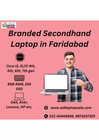 Refurbished Laptop on sale in Faridabad 9873247325