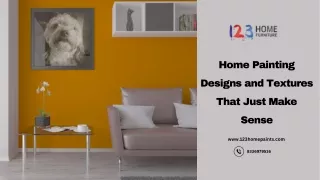 Home Painting Designs and Textures That Just Make Sense