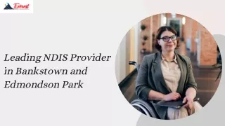 Leading NDIS Provider In Bankstown And Edmondson Park