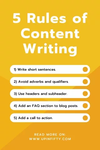 Promote Your Brand with UpinFifty's Premier Content Writing Service