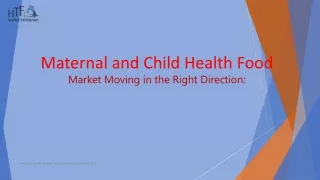 Maternal and Child Health Market