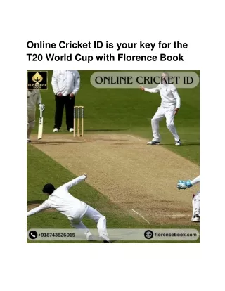 Online Cricket ID may help you pick the best player for the World Cup 2024.