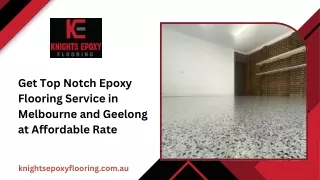 Get Top Notch Epoxy Flooring Service in Melbourne and Geelong at Affordable Rate