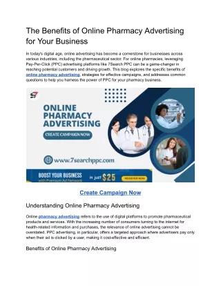 Online Pharmacy Advertising | Healthcare Ads