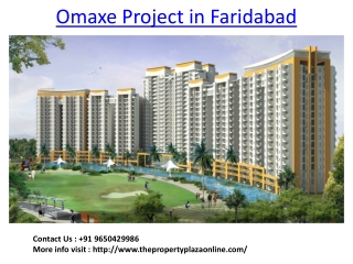 Omaxe Project in Faridabad