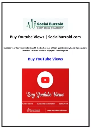 Buy Youtube Watch Hours | Socialbuzzoid.com