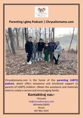 Parenting Lgbtq Podcast  Chrysalismama.com