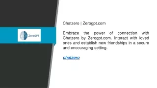 Chatzero  Zerogpt.com