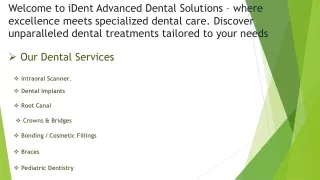 Comprehensive Dental Care Solutions in Kadugodi  Your Smile Matters