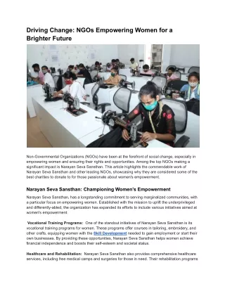Driving Change_ NGOs Empowering Women for a Brighter Future (1)