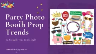 Party Photo Booth Prop Trends to Unleash Your Inner Style