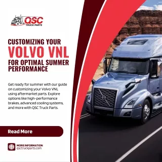 Customizing Your Volvo VNL For Optimal Summer Performance