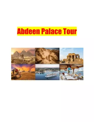 Abdeen Palace Tour