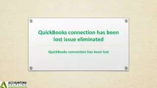 QuickBooks Connection Has Been Lost: 100% Working steps