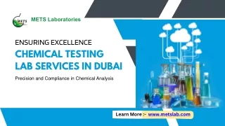 Chemical Testing Lab in Dubai