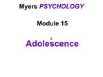 Myers PSYCHOLOGY
