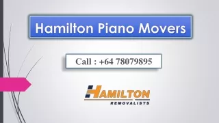 Hamilton Piano Movers