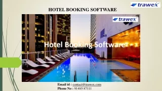 Hotel Booking Software