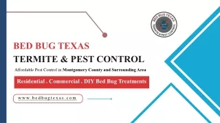 Effective Pest Control Services in Montgomery, Texas