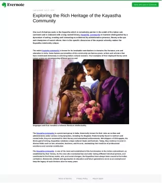 Exploring the Rich Heritage of the Kayastha Community